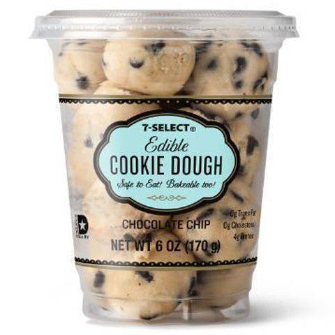 7-Select Edible Cookie Dough, Chocolate Chip (6 oz)