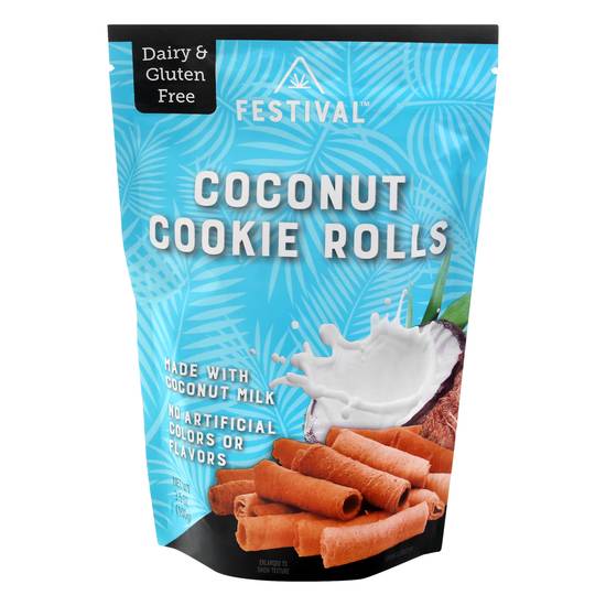 Festival Dairy & Gluten Free Coconut Cookie Rolls