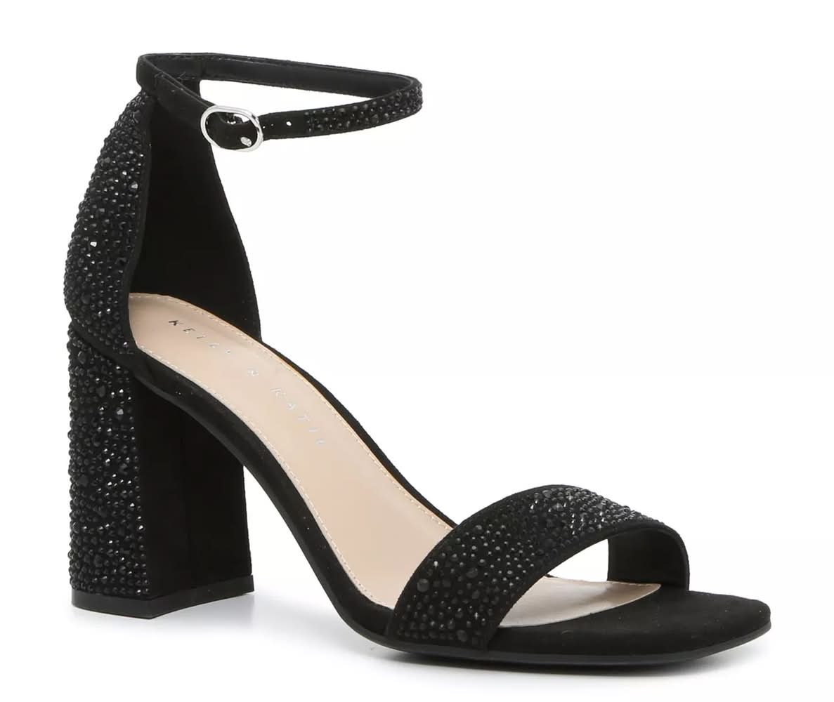 Kelly & Katie Caital Sandal (Black Medium - 9)