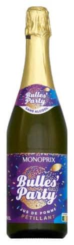 Monoprix - Fête de bulles jus de pomme pétillant (750ml)