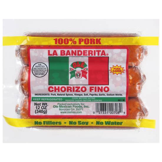 Ole Fine Chorizo (12 oz)