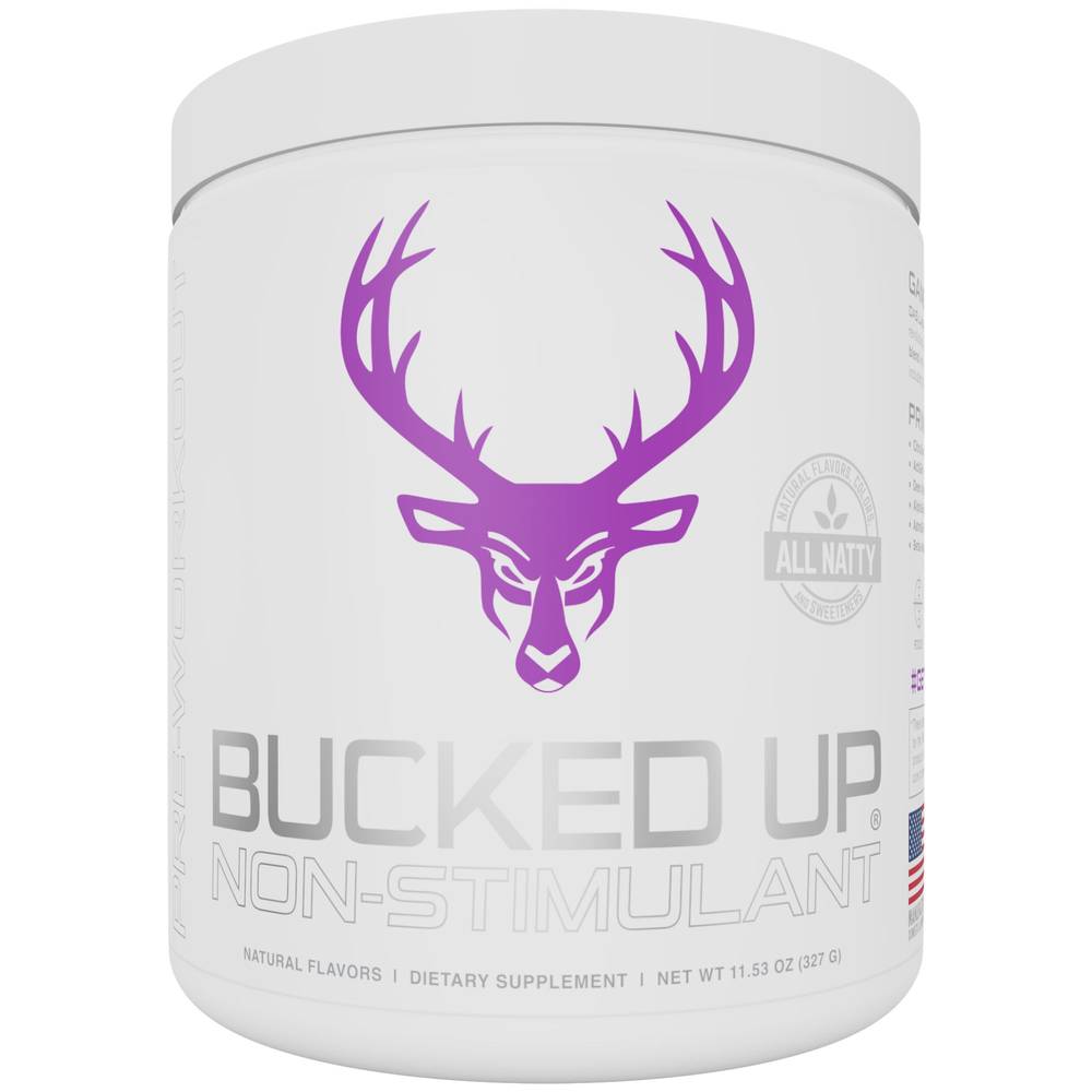 Bucked Up Non-Stimulant Preworkout, Grape Gainz (11.53 oz)