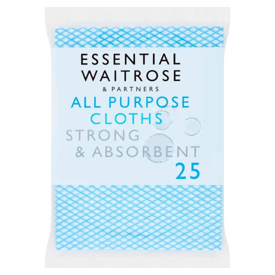 Essential Waitrose & Partners All Purpose Cloths