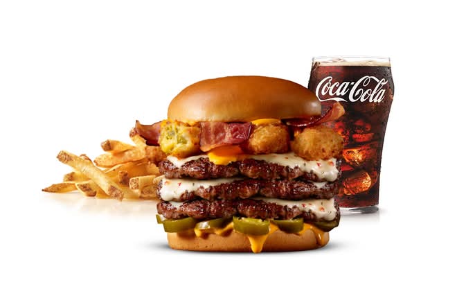 Triple Carl's Jr. El Diablo Combo