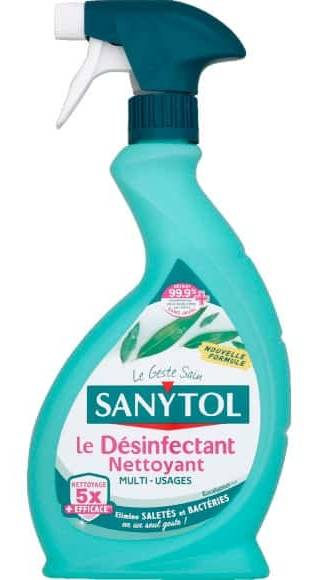 Sanytol - Le désinfectant nettoyant multi usages, eucalyptus (500ml)