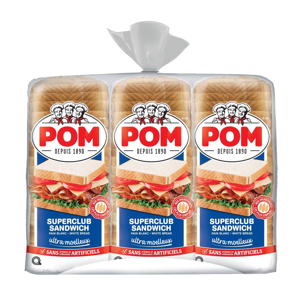 Pom Enrichi Blanc,  3 X 675 G / Pom Enriched White,  3 X 675 G