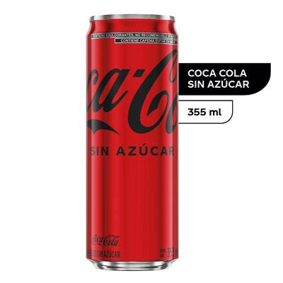 Coca Cola sin azucar 355 ml