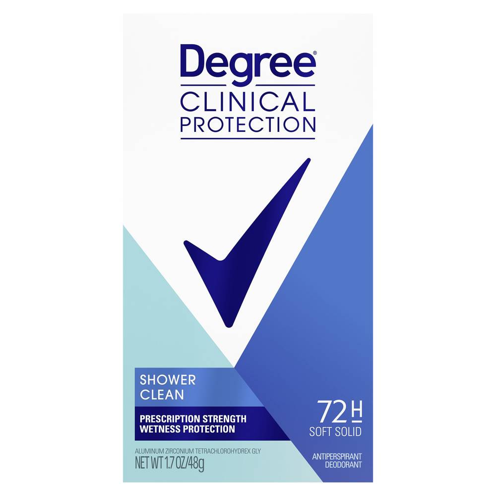 Degree Clinical Antiperspirant Deodorant Shower Clean (1.7 oz)