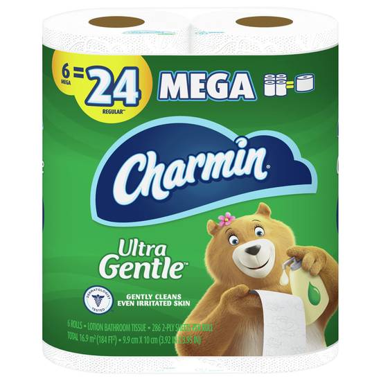 Charmin Ultra Gentle Bathroom Tissue (6 ct)