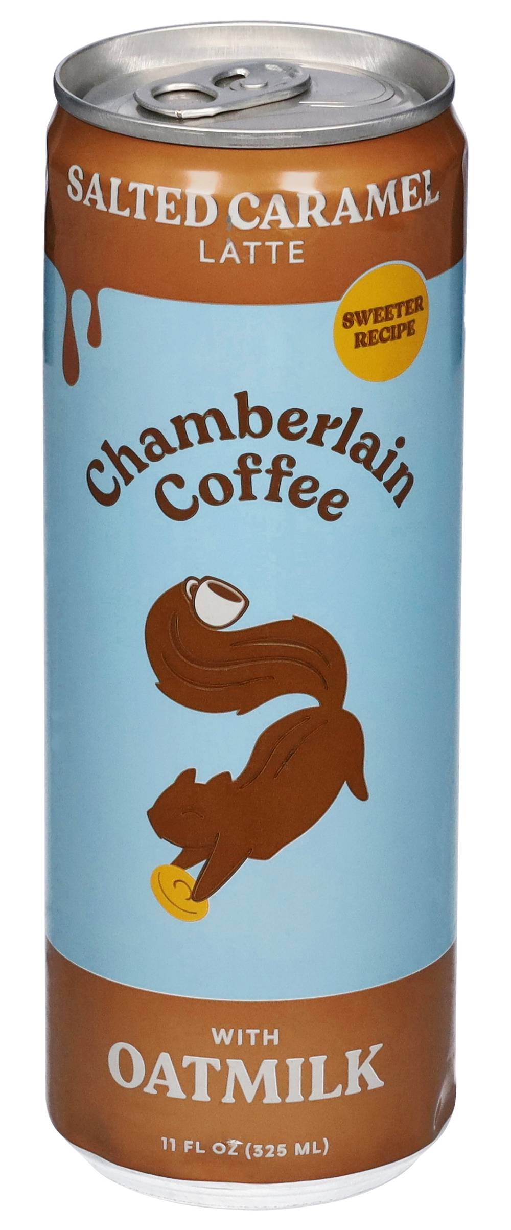 Chamberlain Coffee Salted Caramel Latte Coffee With Oatmilk (11 fl oz)