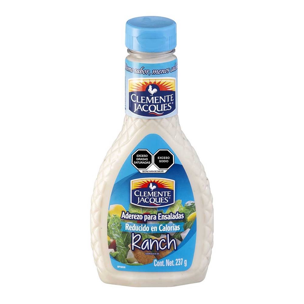 Clemente Jacques · Aderezo ranch light (237 ml)