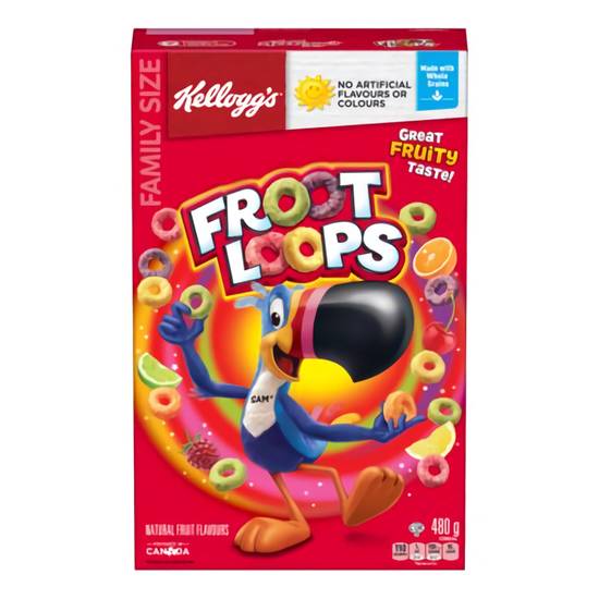 Format familial (boîtes de chounitslats) - family size froot loops (480 g)