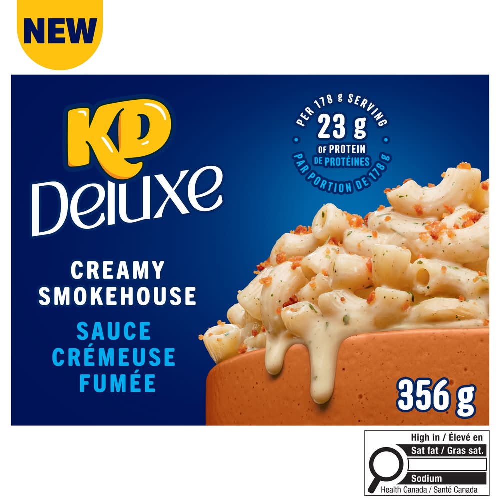 Kraft Kd Deluxe Mac & Cheese Kit, Creamy Smokehouse (356 g)