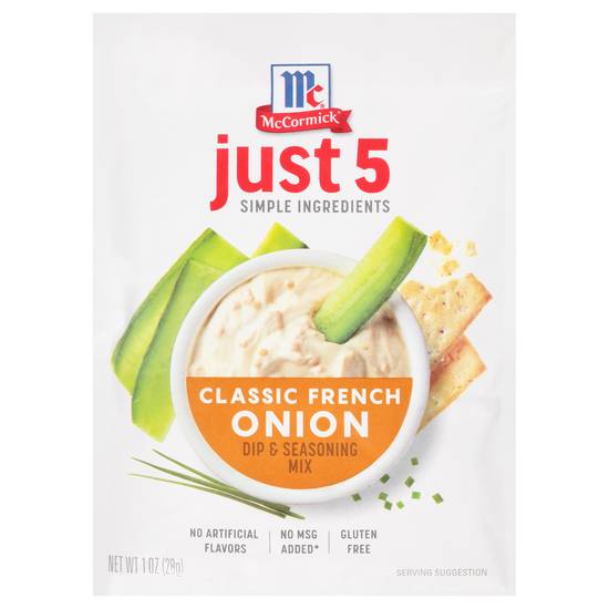 Mccormick Just 5 Classic French Onion Dip & Seasoning Mix