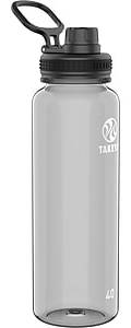 Takeya Tritan Plastic Water Bottle, 40 oz., Stormy Black (50412)