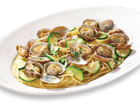 アサリとズッキーニのスパゲッティ Spaghetti with clams and zucchini