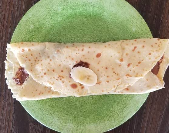 Crepes. Banana, Hazelnut Chocolate Spread