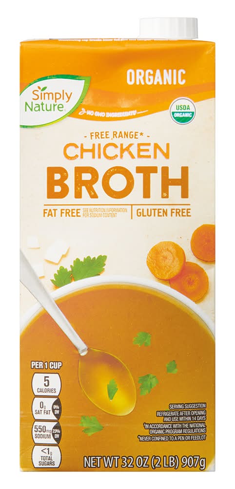 Simply Nature Organic Broth, Chicken (32 oz)