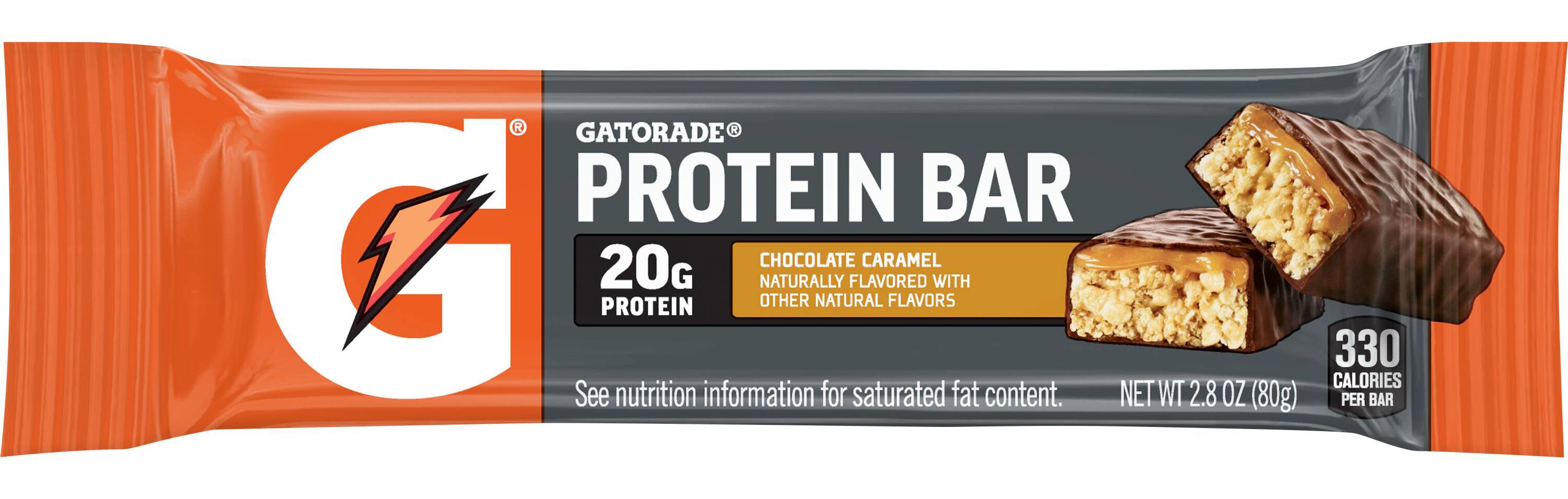 Gatorade Whey Protein Bar, Chocolate Caramel (2.8 oz)
