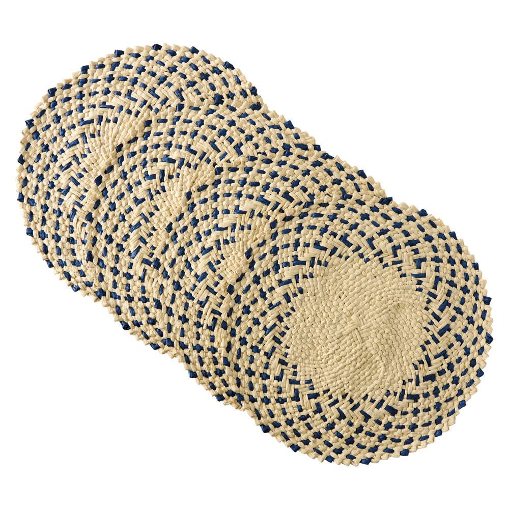 KIRKTON HOUSE Paper Charcoal Placemat Set - 4pk