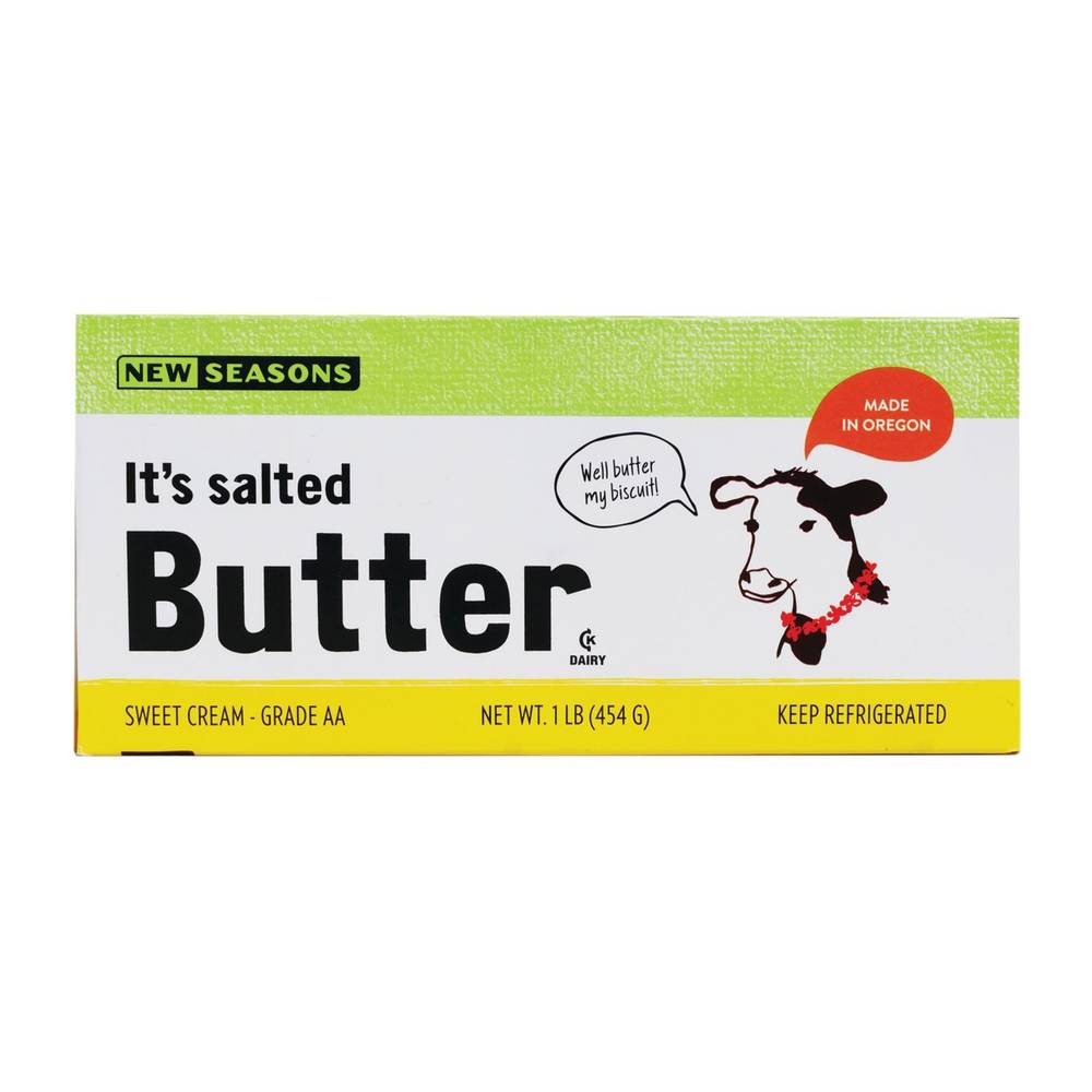New Seasons Market Butter, Salted (16 oz)