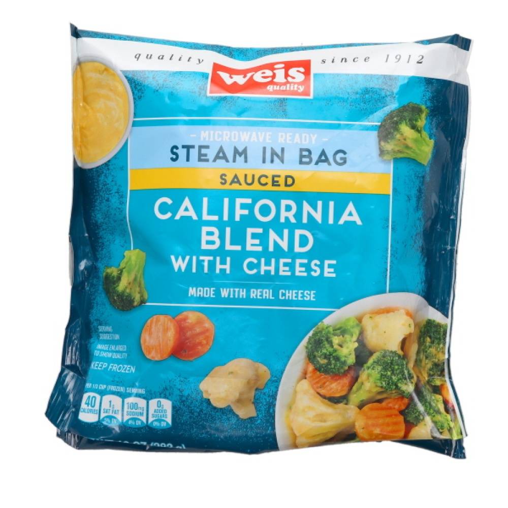 Weis Quality California Blend With Cheese Stem in Bag Sauced