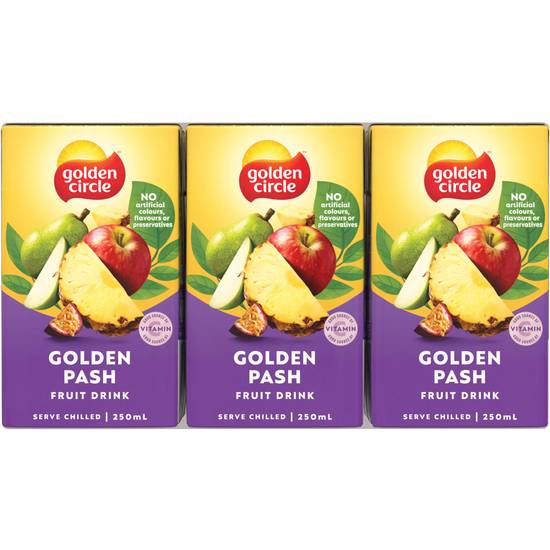 Golden Circle Tetra Drink Golden Pash 250ml (6 pack)