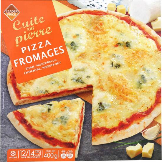 Leader Price Pizza Fromages 400g