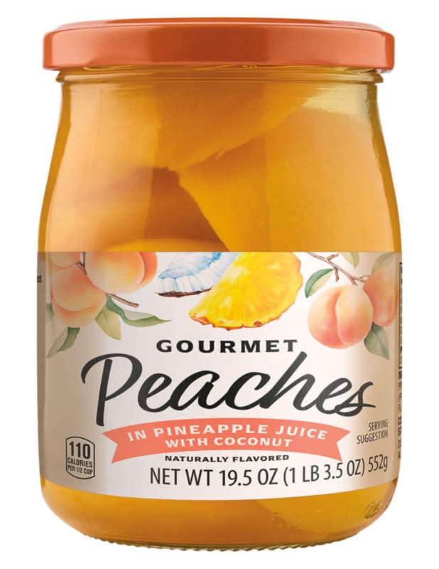 Gourmet Peaches in Pineapple Juice, Coconut (19.5 oz)