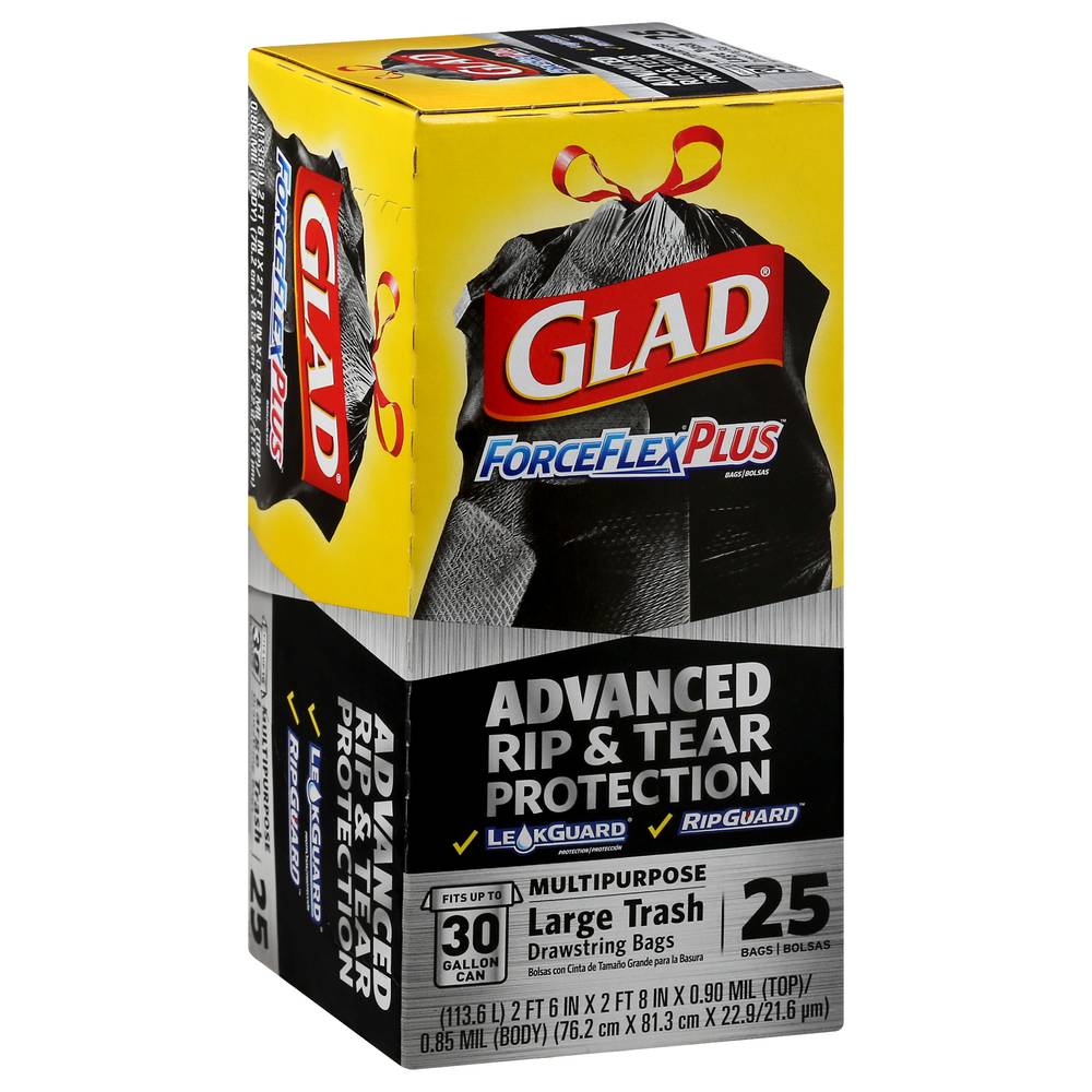 Glad Forceflex Large Trash Bags (25 ct)