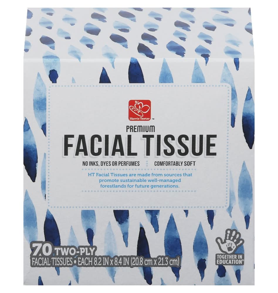 Harris Teeter Premium 2 ply Facial Tissue