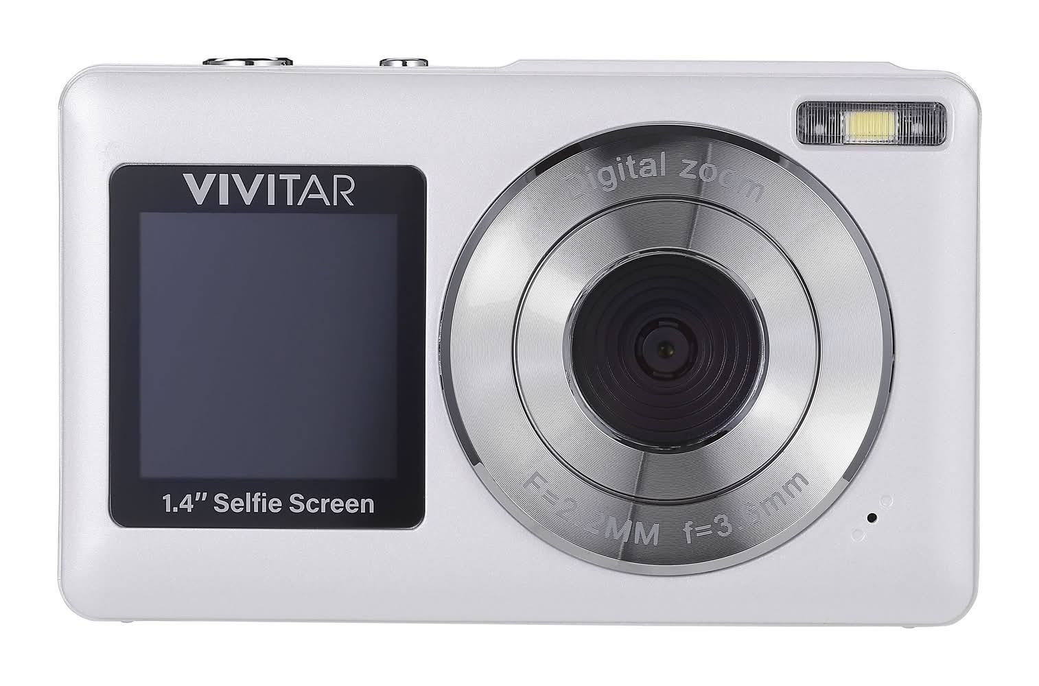 Vivitar Snapshot Duo Digital Camera, White