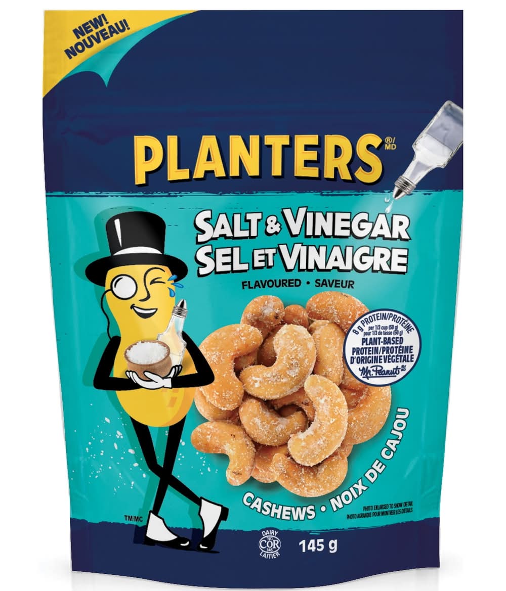 Planters Cashews, Salt-Vinegar (145 g)
