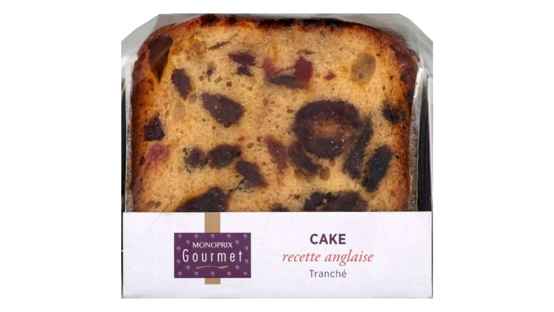 Monoprix Gourmet Cake anglais tranch{ Le cake de 400 g