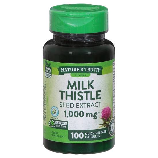 Nature's Truth Milk Thistle Quick Release Capsules (100 ct)