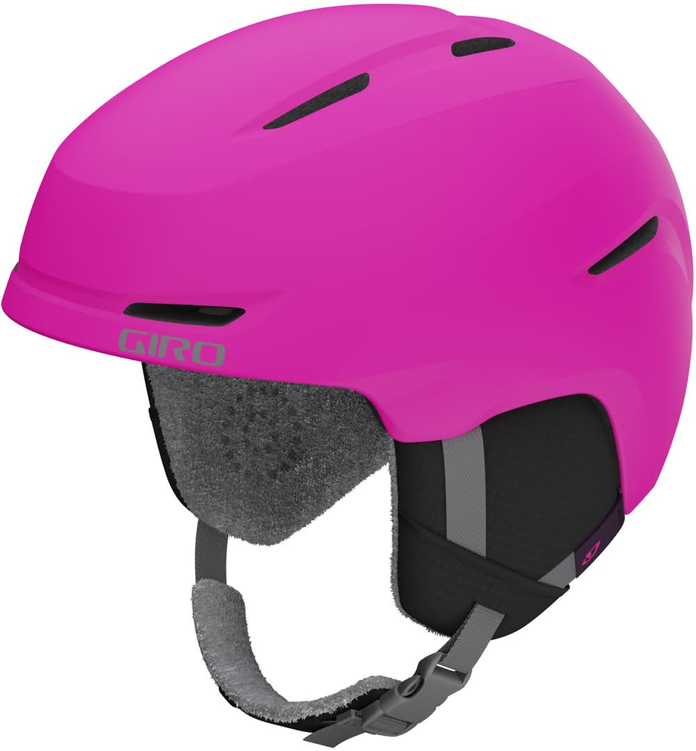 Giro Junior Sario Snow Helmet (Matte Bright Pink, S)