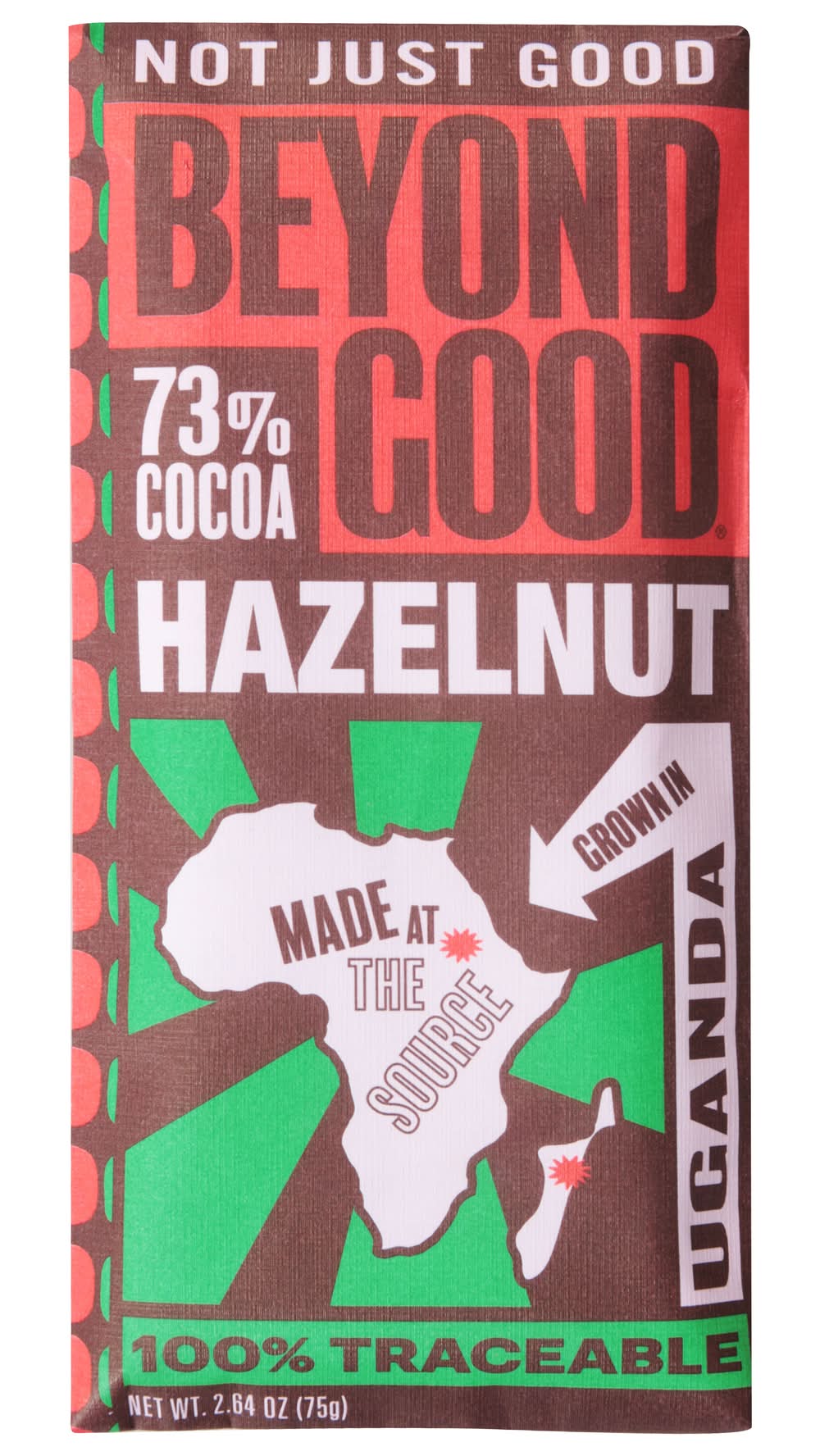 Beyond Good Uganda Toasted Hazelnut Chocolate (2.64 oz)