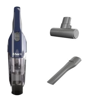 Shark Cyclone Handheld Pet Extract Hair Vacuum, 8 in, Navy Blue-Grey (1.6 lbs)