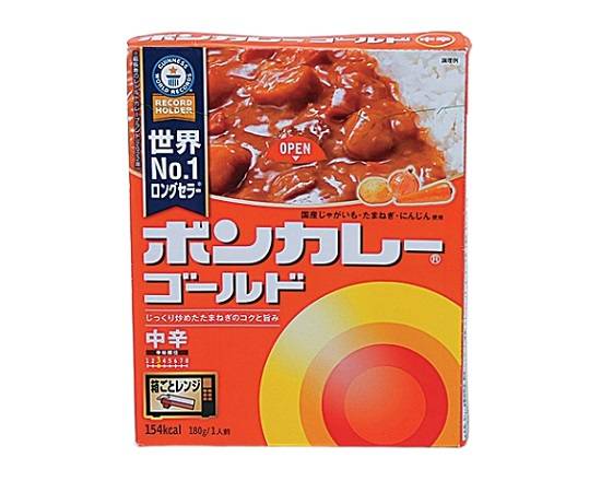 【即席食品】大塚 ボンカレーゴールド中辛 180g