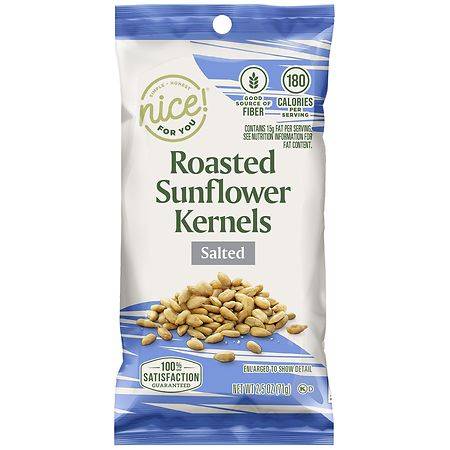 Nice! Roasted Sunflower Kernels Salted (2.5 oz)