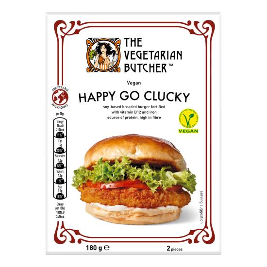 The Vegetarian Butcher Happy Go Clucky Vegan Chicken Burger 180 g