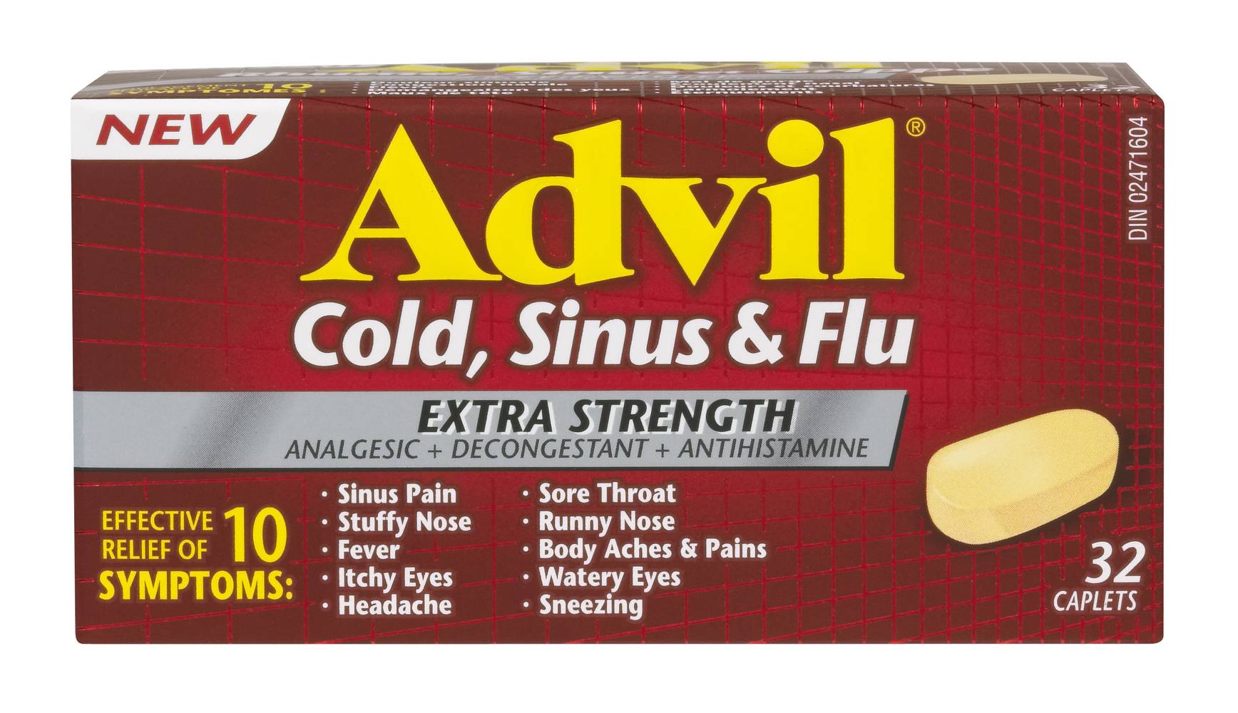 Advil Cold Sinus & Flu, Extra Strength Delivery Near Me Order Online