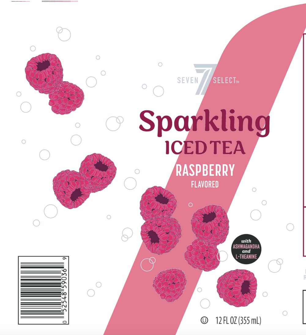 7-Eleven - 7-Select Sparkling Iced Tea, Raspberry (12 fl oz) - Delivery ...