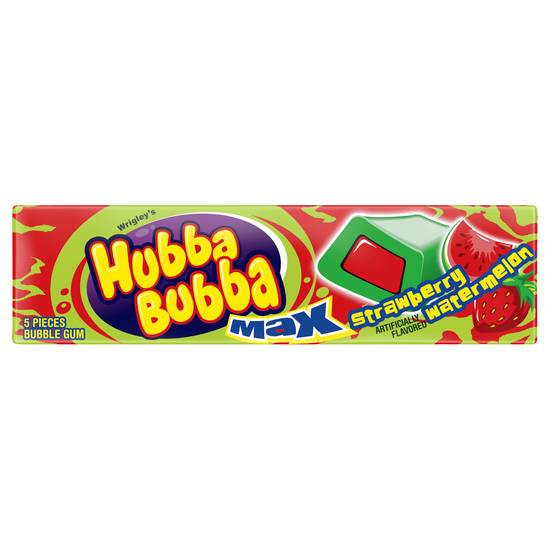 Hubba Bubba Max Bubble Gum (5 ct)(strawberry-watermelon)