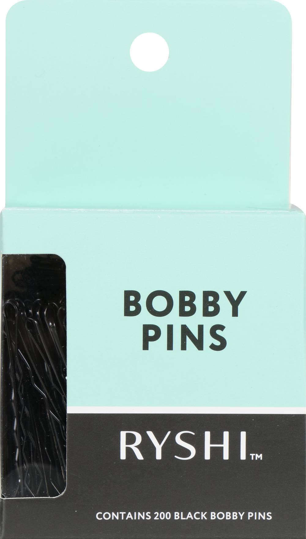 Ryshi Bobby Pins - Black, 200 ct
