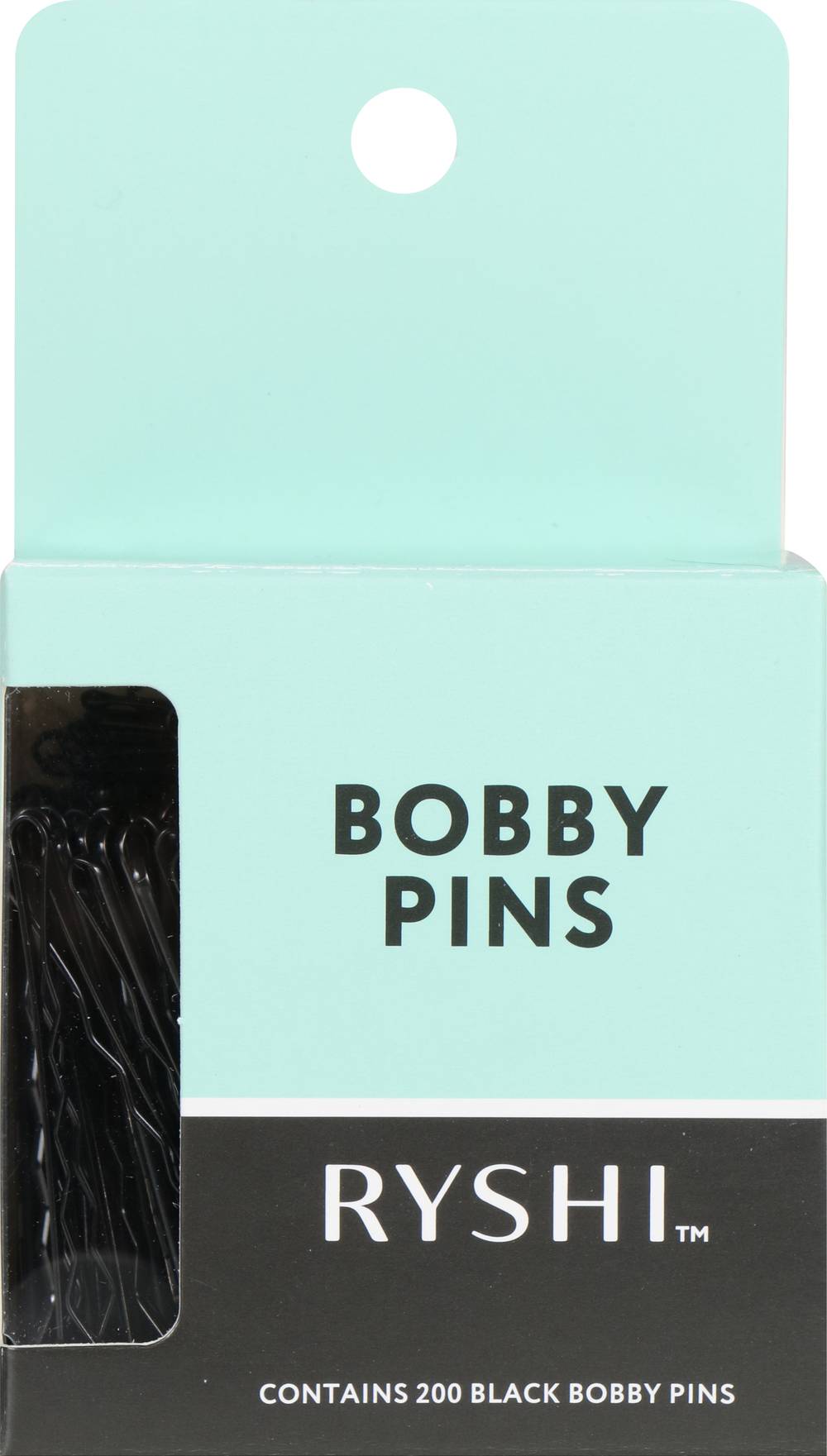 Ryshi Bobby Pins - Black, 200 Ct