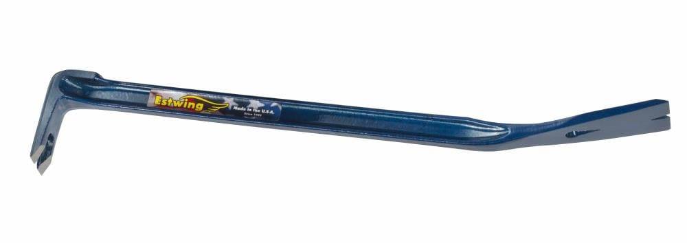 Estwing 18 in I-Beam Construction Pry Bar - Steel - Wrecking Bar - Blue - Durable & Efficient | PB-18