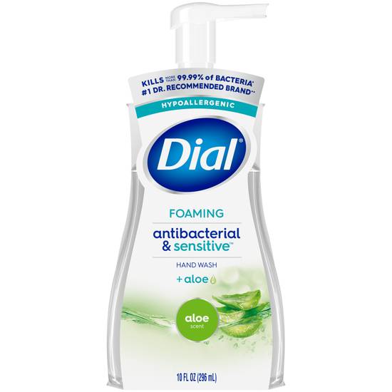 Dial Antibacterial & Sensitive Aloe Scent Foaming Hand Wash