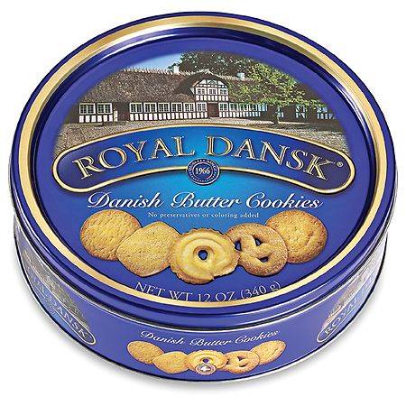 Royal Dansk Danish Butter Cookie Tin - 12.0 oz