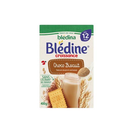 Boisson bébé céréales lactées biscuit choco 6 mois Bledina 500g